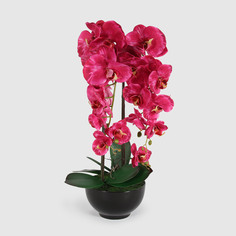 Цветок искусственный Fuzhou Light в горшке орхидея кармин 4 цвета, 62 см