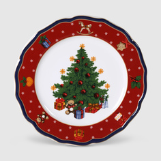 Набор тарелок Porcelana Bogucice Red Christmas 21 см 4 шт