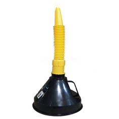 Воронка ГСМ Oktan жёлтая с латунным ситом, 135 мм