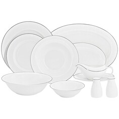 Сервиз обеденный Anna Lafarg Emily Айвори 50 предметов 12 персон