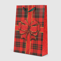 Пакет подарочный Mercury NY Merry bow 25x25x31 см в ассортименте