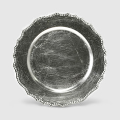 Тарелка под горячее Mercury Tableware Royal 33 см серебро