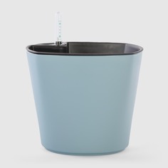 Кашпо с автополивом Greensun D18см oc1816-голубой