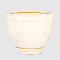 Горшок с поддоном Гончар Люкс №1 d27 v7л белый