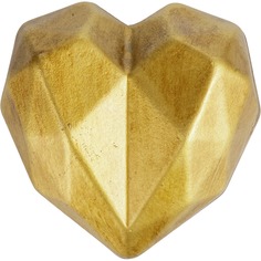 Шкатулка Glasar золотое сердце 9х9х5 см ГЛАСАР