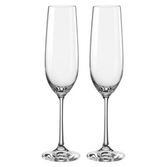 Набор бокалов Crystalex A.S. Виола для шампанского 190 мл 2 шт