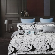 Постельный комплект стандарт Wonne Traum panda полуторный