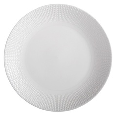 Тарелка обеденная Casa Domani Corallo 27 см белый