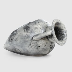 Амфора под фонтан Сократ большая лежачая 41х83 см