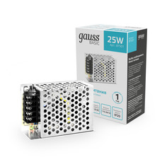 Блок питания Gauss Basic 12V 25W IP20 1/140