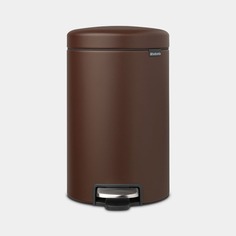 Бак мусорный с педалью Brabantia Newicon коричневый 12 л