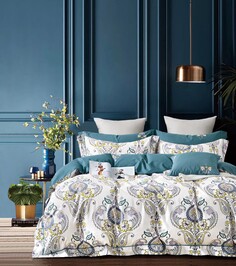 Постельный комплект Wonne Traum стандарт Simone white Двуспальный евро