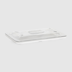 Блюдо прямоугольное Kulsan Cream white с крышкой 17,8х32,5 см