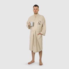 Халат мужской махровый Asil Sauna Kimono brown XXXL