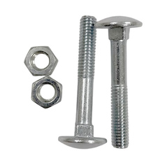 Болт мебельный Локри DIN603 М6x30 с гайкой 4 шт