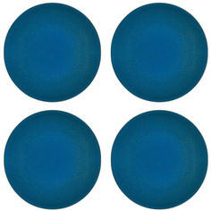 Набор тарелок Top Art Studio Океанская синь 25 см 4 шт Топ арт студио