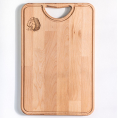 Доска разделочная ДТРД с гравировкой овощи 38х27 см