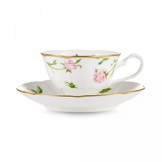Чашка чайная с блюдцем Narumi Цветущая роза 230 мл