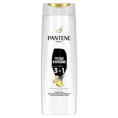 Шампунь и бальзам-ополаскиватель Pantene Pro-V 3 в 1 Густые и крепкие 360 мл