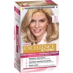 Краска L’Oreal Excellence Creme 9.1 Очень светло-русый пепельный (A0693201) L'Oreal