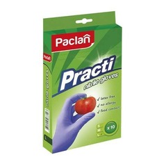 Перчатки нитриловые Paclan Practi размер L 10 шт