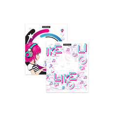 Набор пластиковых обложек Erich Krause Top Blogger для тетрадей и дневников 212х347 мм 80 мкм