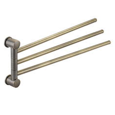 Держатель полотенец рога 3-е, светлая бронза WasserKraft