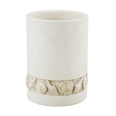 Стакан для зубных щеток Wasserkraft бежевый 8х8х11 см