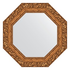 Зеркало в багетной раме Evoform виньетка бронзовая 85 мм 55,4х55,4 см
