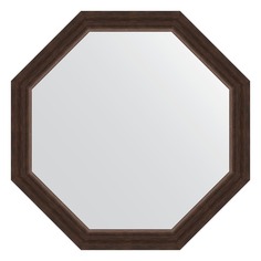 Зеркало в багетной раме Evoform палисандр 62 мм 71,6х71,6 см