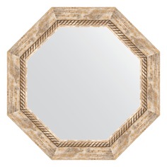 Зеркало в багетной раме Evoform прованс с плетением 70 мм 53,2х53,2 см