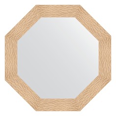 Зеркало в багетной раме Evoform золотые дюны 90 мм 76,6х76,6 см