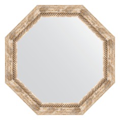 Зеркало в багетной раме Evoform прованс с плетением 70 мм 63,2х63,2 см