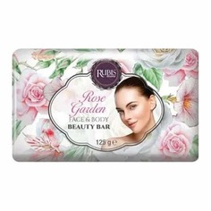 Мыло туалетное Rubis rose garden 125г Рубис