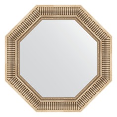 Зеркало в багетной раме Evoform серебряный акведук 93 мм 67,8х67,8 см