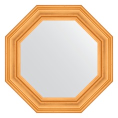Зеркало в багетной раме Evoform травленое золото 99 мм 69,2х69,2 см