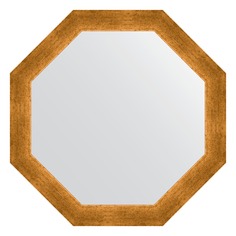 Зеркало в багетной раме Evoform травленое золото 59 мм 60,4х60,4 см