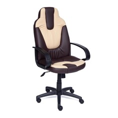 Кресло компьютерное TC коричнево-бежевый 124х65х51 см