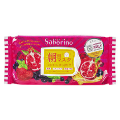 Экспресс маска для лица тканевая Saborino антивозрастная "Успей за 60 секунд" 28 шт