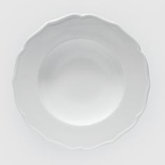 Тарелка глубокая Porcelana Bogucice River White 23 см
