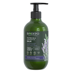 Бальзам Biodepo укрепляющий для волос с маслами чайного дерева и лаванды, 475 мл