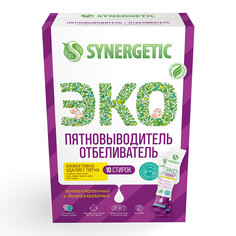 Пятновыводитель-отбеливатель для цветного и белого белья Synergetic с активным кислородом, 10 стирок