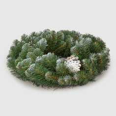 Венок Царь-Елка Снежная королева с шишками 45 см