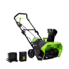 Аккумуляторный снегоуборщик GreenWorks GD60ST с АКБ на 4 Ач и ЗУ (2602407UB)