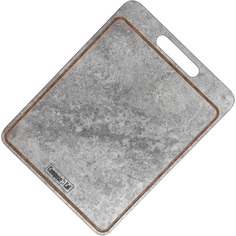 Доска с желобом ComposeEat 33x25 см мрамор серый