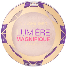 Пудра Vivienne Sabo Lumiere Magnifique, сияющая, бархатистая текстура, эффект мягкого фокуса, тон 01, светло-бежевый, 6гр.