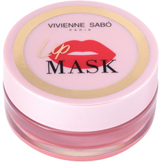Маска для губ Vivienne Sabo Lip mask, восстанавливает, разглаживает, глубоко питает и интенсивно увлажняет кожу губ, тон 01, темно розовый 3гр.