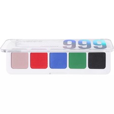 Палетка теней Influence BEAUTY COLOR ALGORITHM 999 из 5 оттенков, высокопигментированная текстура, стойкий и насыщенный макияж, тон 04, 5г