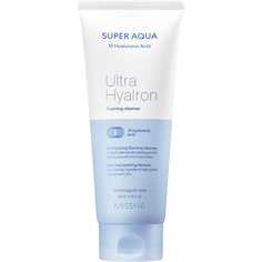 Пенка Missha Super Aqua Ultra Hyalron для умывания и снятия макияжа, 200 мл