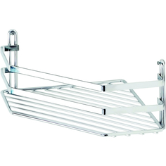 Полка угловая Teknotel 1 ярус хром